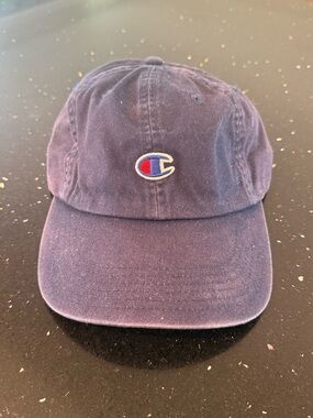 Champion Navy Hat with Embroidered C Logo
